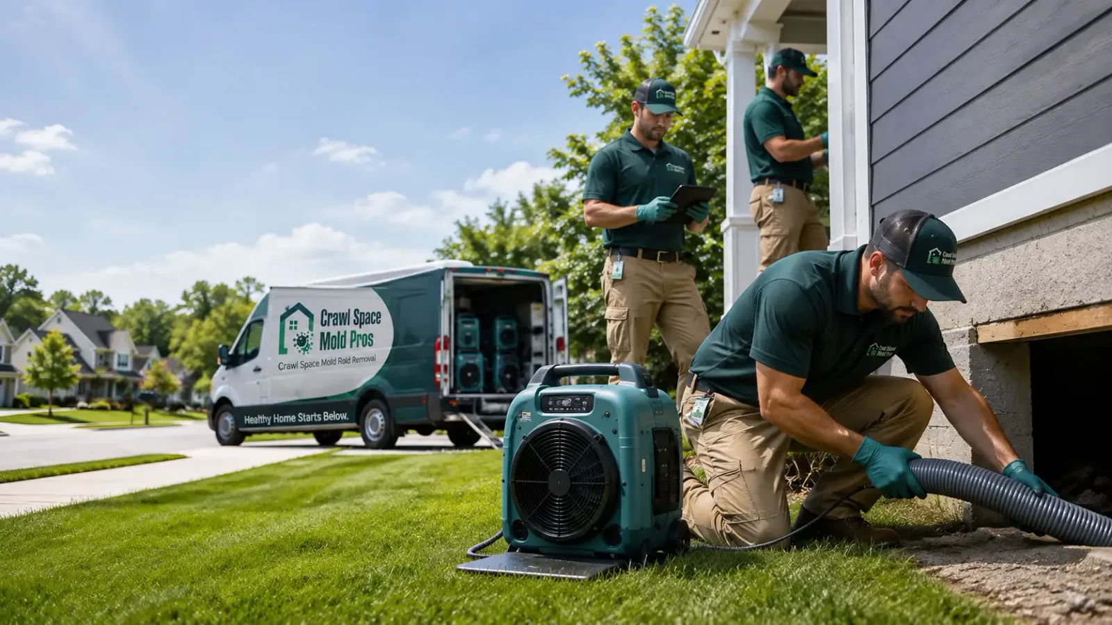 Crawl Space Mold Removal in Atwater, CA